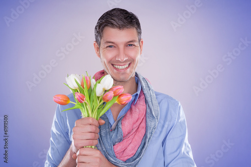 Photo: flower man flower man