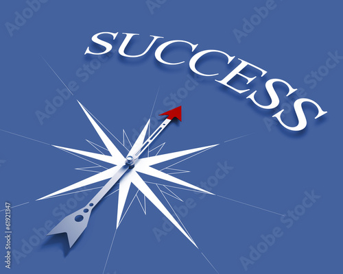 Illustration: Compass of success Compass of success