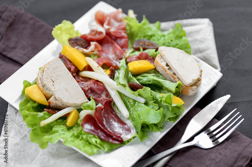 Photo: salade landaise revisitée 4 salade landaise revisitée 4