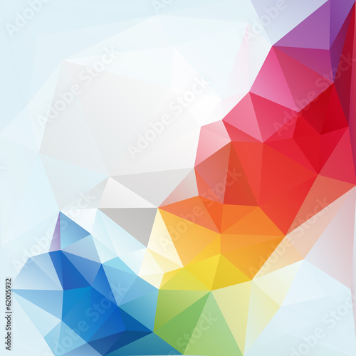 Illustration: Abstract polygon triangle background Abstract polygon triangle background