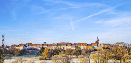 Photo: village of Walsdorf, part of Idstein with famous old barn front village of Walsdorf, part of Idstein with famous old barn front