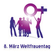 Weltfrauentag,Shilouette,Venussymbol,frei,lila,Vektor Weltfrauentag,Shilouette,Venussymbol,frei,lila,Vektor