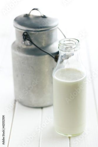 Photo: milk in bottle milk in bottle