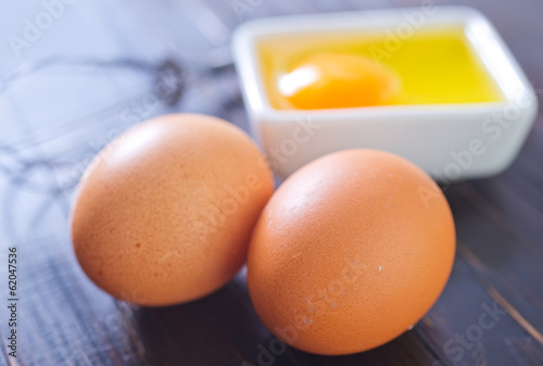 Photo: raw eggs raw eggs