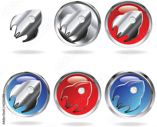 Vector: Rocket icon Rocket icon