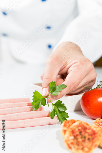 Photo: Thin slices of ham Thin slices of ham