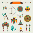 Ethnic seamless pattern in native style. Ethnic seamless pattern in native style.