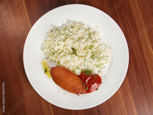 Photo: chicken kiev chicken kiev