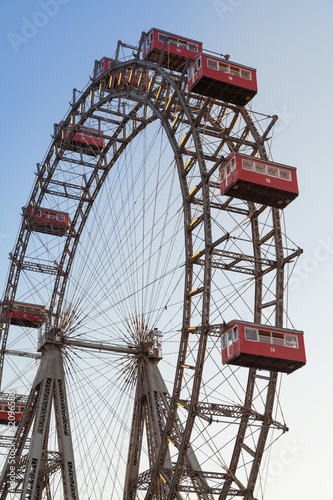 Photo: Wiener Riesenrad,ferris wheel in the Prater, Vienna Wiener Riesenrad,ferris wheel in the Prater, Vienna