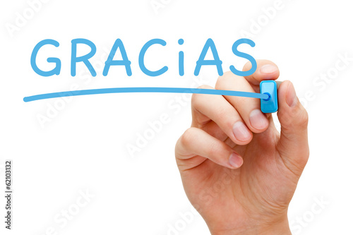 Photo: Gracias Blue Marker Gracias Blue Marker