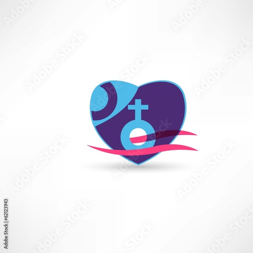 Vector: Venus sign icon Venus sign icon