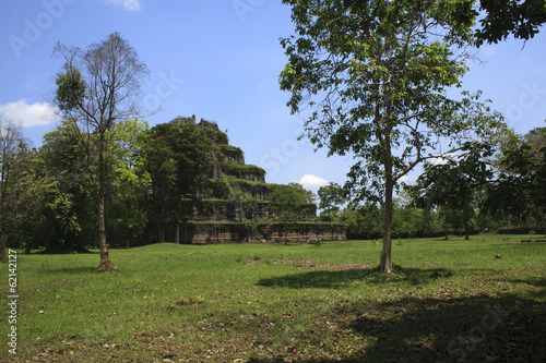 Photo: Ancient khmer pyramid in Koh Kher, Cambodia Ancient khmer pyramid in Koh Kher, Cambodia