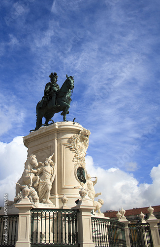 Photo: King José I statue at Praça do Comércio in Lisbon King José I statue at Praça do Comércio in Lisbon