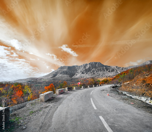 Photo: Road to the mountain Demerji Road to the mountain Demerji