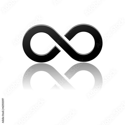 Vector: Infinity sign isolated on white Infinity sign isolated on white