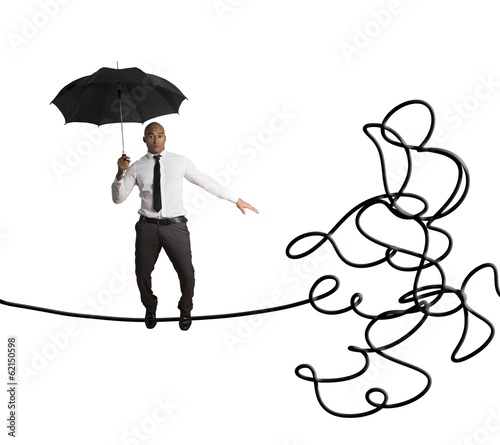 Photo: Problem and difficulty concept Problem and difficulty concept
