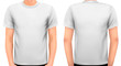 A male body with a white shirt on. Vector. A male body with a white shirt on. Vector.