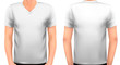 A male body with a white shirt on. Vector. A male body with a white shirt on. Vector.
