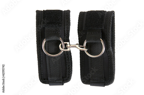 Photo: Black handcuffs Black handcuffs