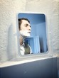 man shaving with mirror man shaving with mirror