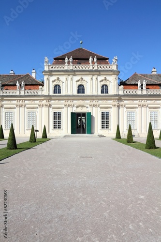 Photo: Belvedere Palace in Vienna, Austria Belvedere Palace in Vienna, Austria