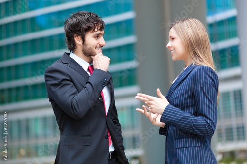 Photo: Business partners discussing Business partners discussing