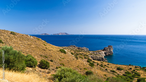 Photo: Rocky coast at south part of Crete island Rocky coast at south part of Crete island