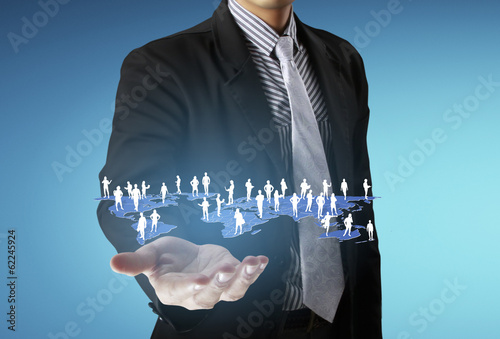 Photo: social network structure social network structure