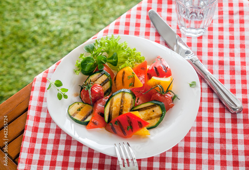 Photo: Healthy country roasted vegetables, veggy food Healthy country roasted vegetables, veggy food