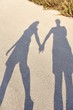 shodows of couple holding hands shodows of couple holding hands