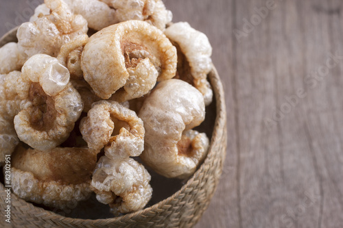 Photo: Crispy pork rinds Crispy pork rinds