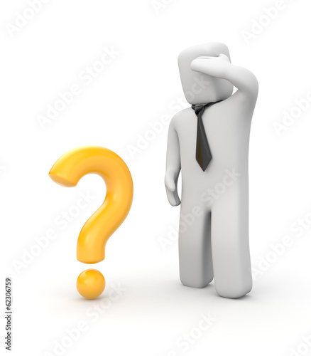 Illustration: Little question Little question