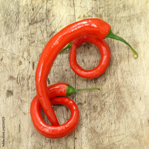 Photo: rote chilies rote chilies