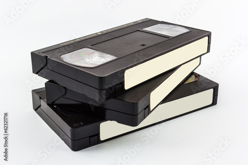 Photo: VHS video cassette. VHS video cassette.
