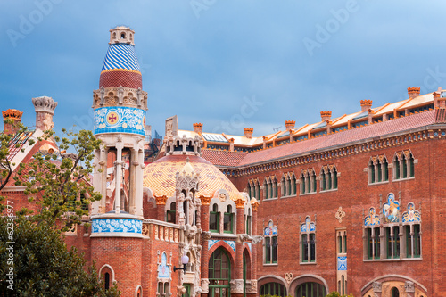 Photo: Hospital de la Santa Creu i de Sant Pau, Barcelona, Spain Hospital de la Santa Creu i de Sant Pau, Barcelona, Spain