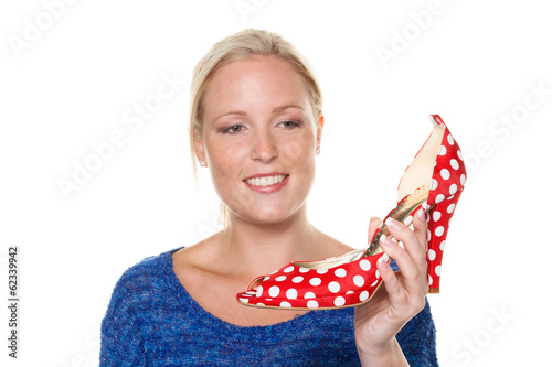 Photo: Frau mit Stöckelschuh Frau mit Stöckelschuh