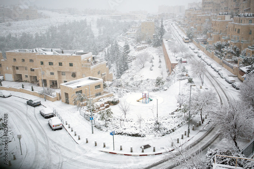 Photo: Snow in Jerusalem Snow in Jerusalem