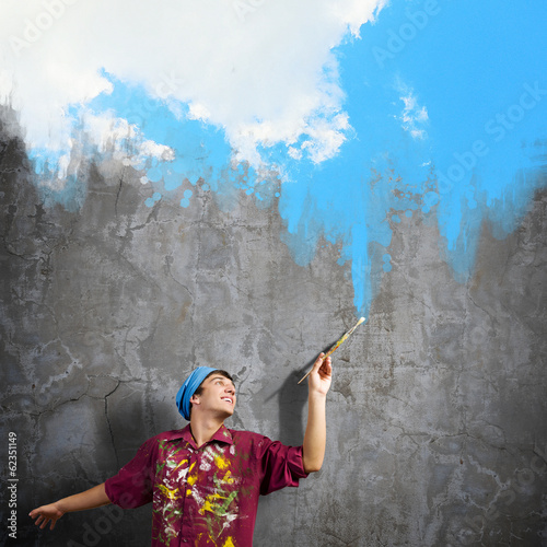 Photo: Man painter Man painter