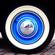 blue old wheel blue old wheel
