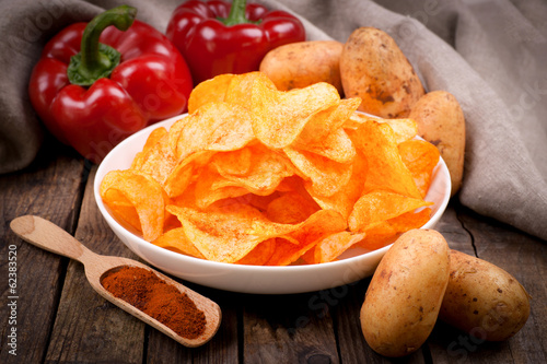 Photo: Kartoffelchips Kartoffelchips