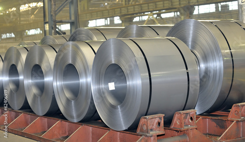 Photo: rolls of steel sheet rolls of steel sheet