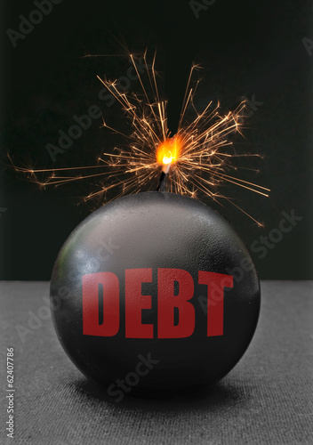 Photo: Debt bomb Debt bomb