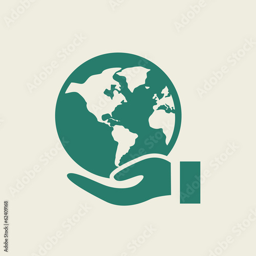 Vector: Ecology Icon. Flat Design. Vector EPS 10. Ecology Icon. Flat Design. Vector EPS 10.