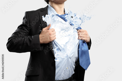 Photo: Super businessman Super businessman