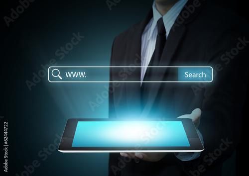 Photo: Searching system and internet concept, Technology Searching system and internet concept, Technology