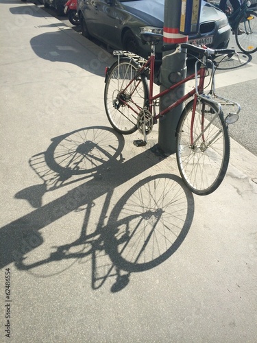 Instant Collection: bicycle shadow bicycle shadow