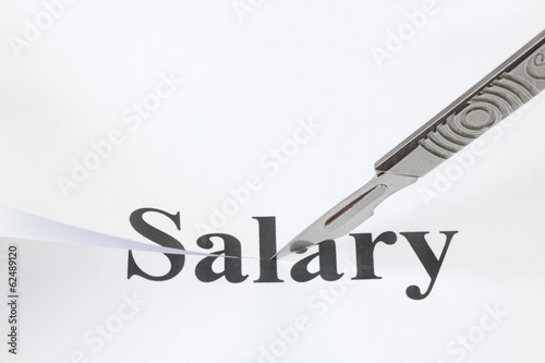 Photo: Cut in Salary Cut in Salary