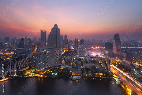 Photo: Bangkok, Thaïlande, fleuve Chao Phraya Bangkok, Thaïlande, fleuve Chao Phraya