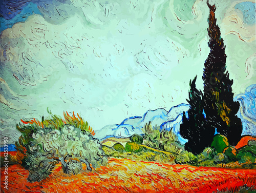 Illustration: Quadro di Van Gogh Quadro di Van Gogh