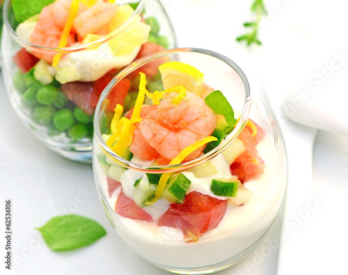 Photo: Bunter Scampi Salat Bunter Scampi Salat